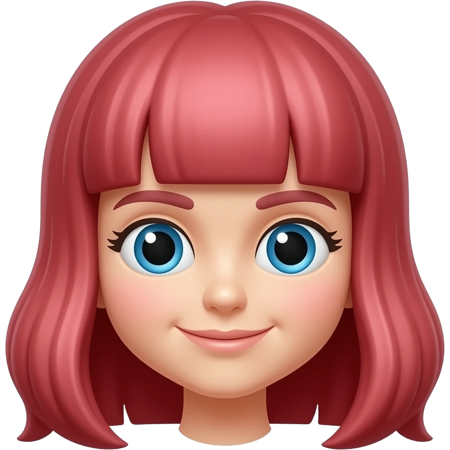 Red hair curler emoji