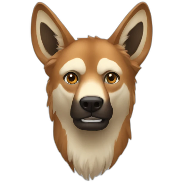 Une hyène  emoji