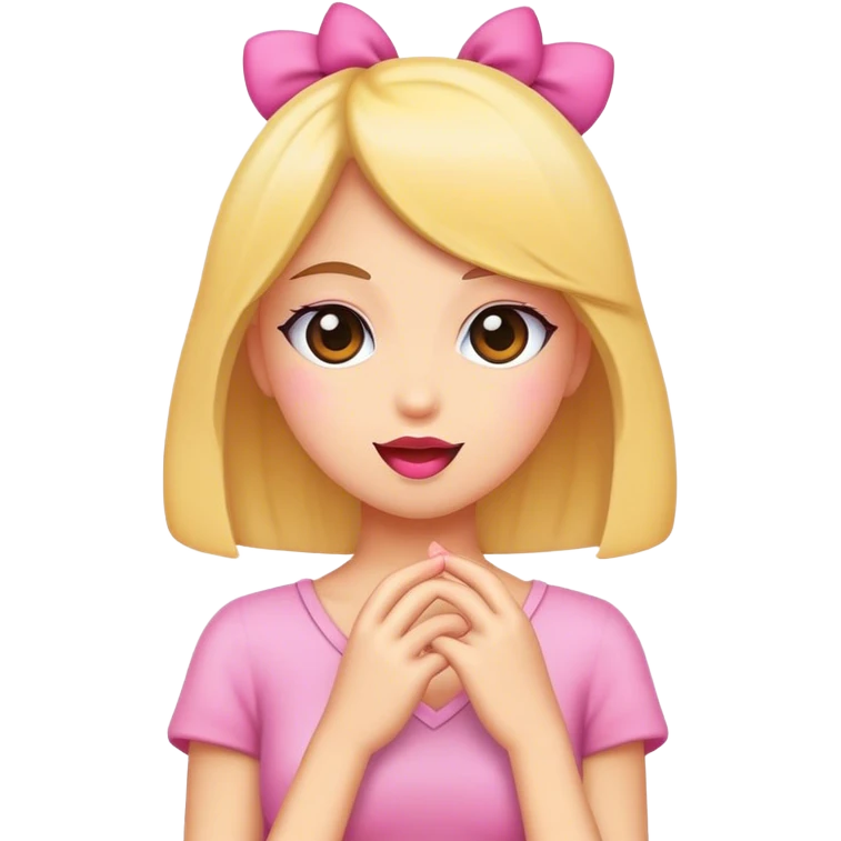 Girly girl emoji