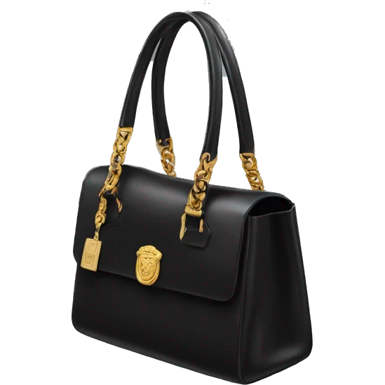 Black Versace bag emoji