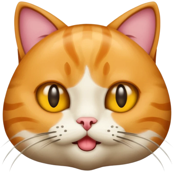 a cat that says huh emoji