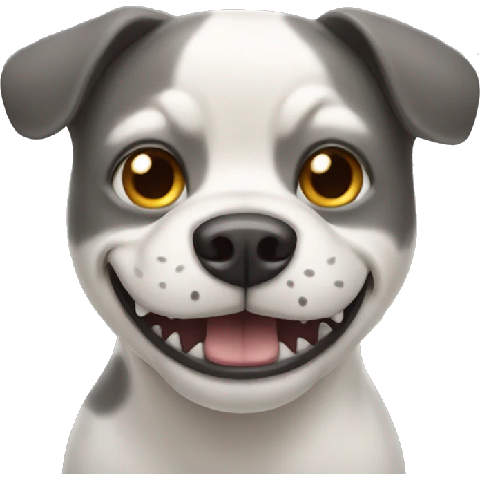 dog with shark body emoji