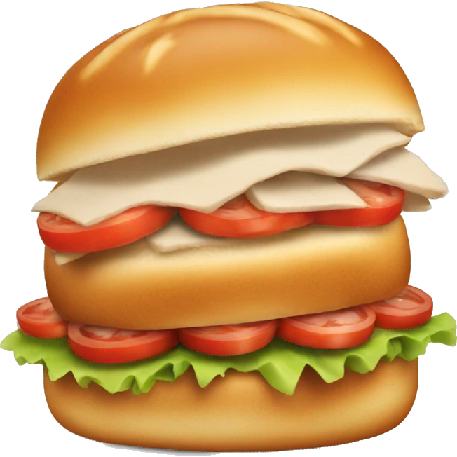 grilled chicken sandwich emoji