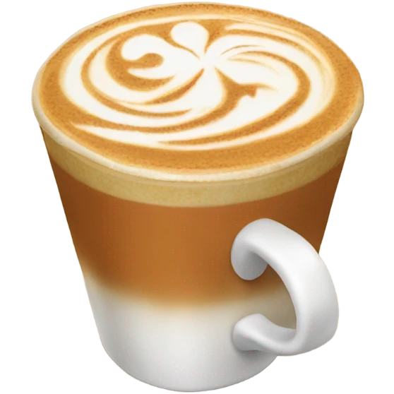 Realistic pumpkin latte emoji