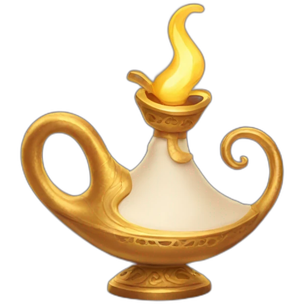 Genie lamp aladdin movie emoji