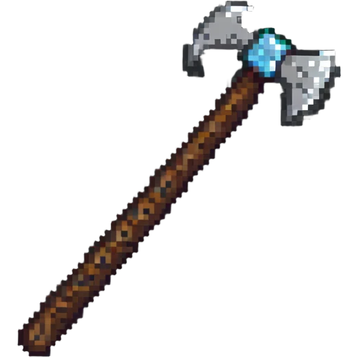 stone pickaxe from Minecraft emoji