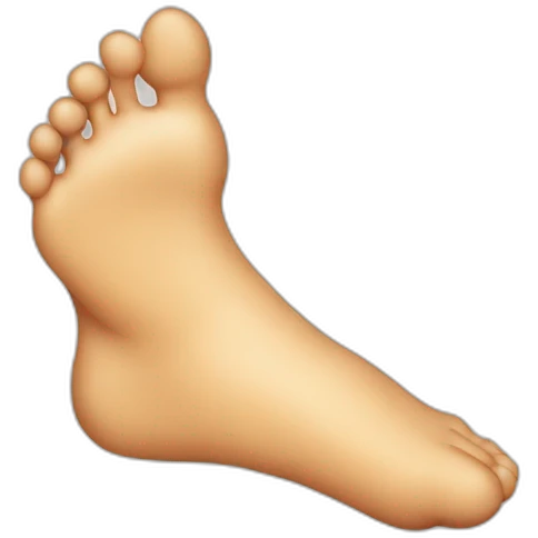 foot emoji
