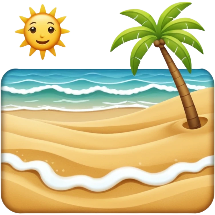 Beach emoji