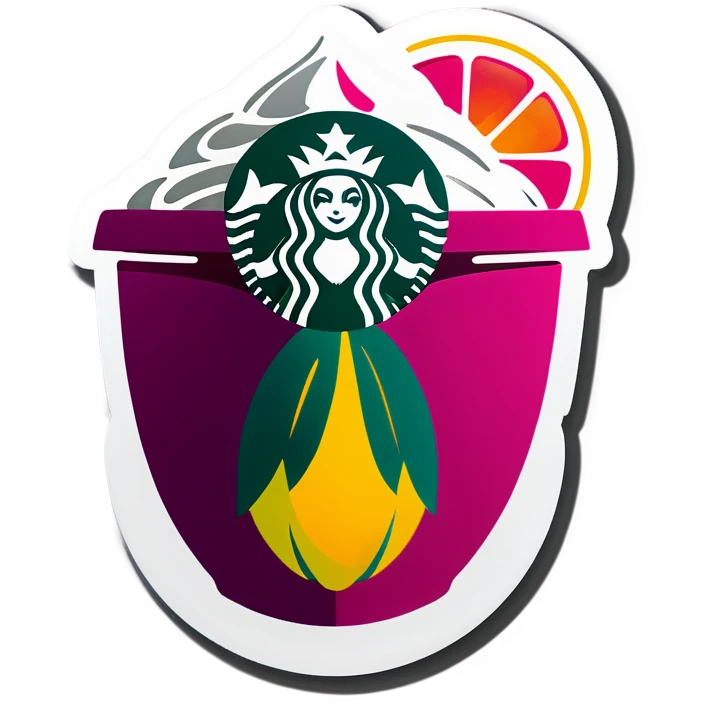 starbucks mango dragonfruit lemonade refresher emoji