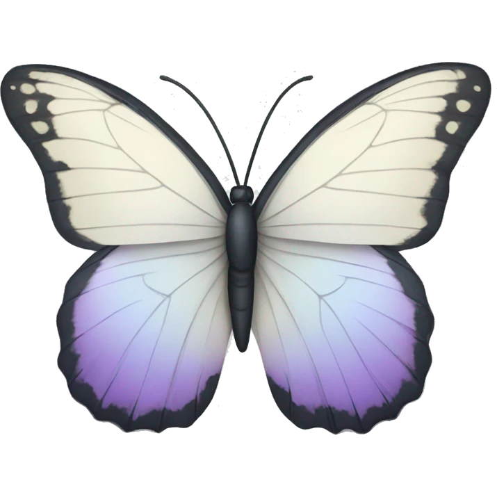 Borboleta branca emoji