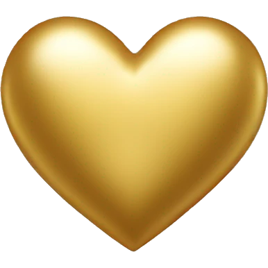 gold heart emoji