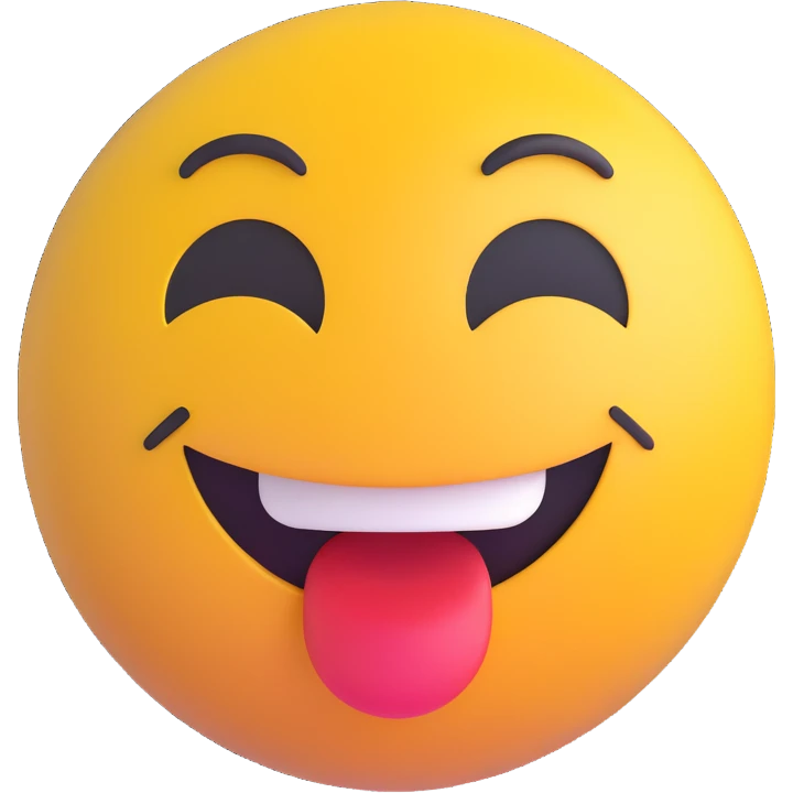 3D smiley emoji, round shape, disgusted face, with the text "cringe" emoji