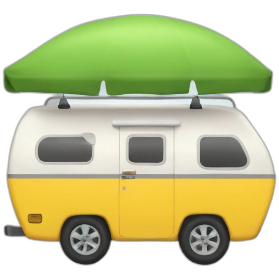 Autocaravana cansada emoji