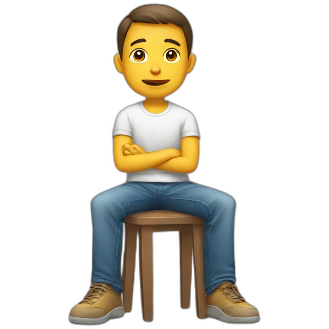 Child-sit-on-father-had emoji