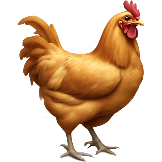 Chicken eating chicken  emoji