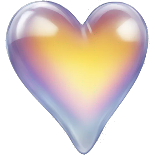The Glass Heart emoji