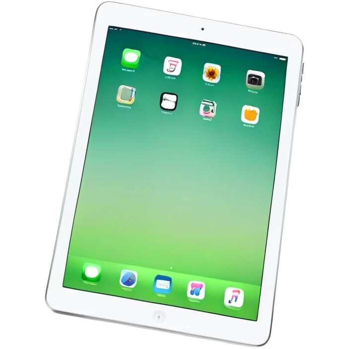 iPad green emoji