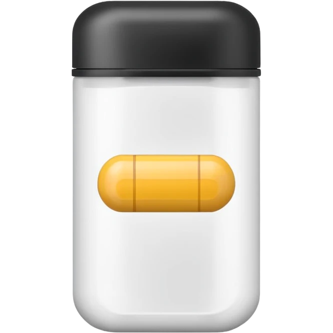Pill container emoji