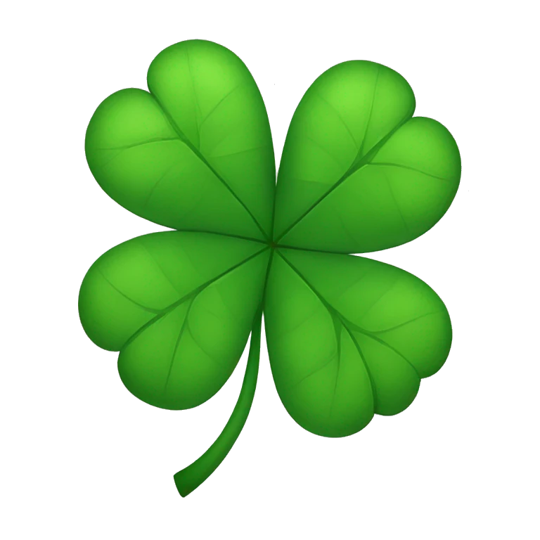 5 leaf clover emoji
