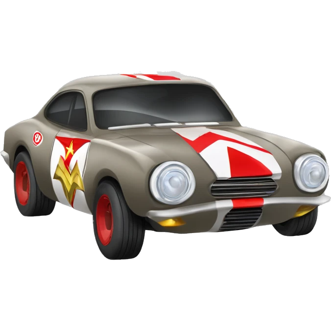 Linda Carter’s WW2 Wonder Woman Long wheelbase widened ground effects Scion FR-S hyper race car emoji