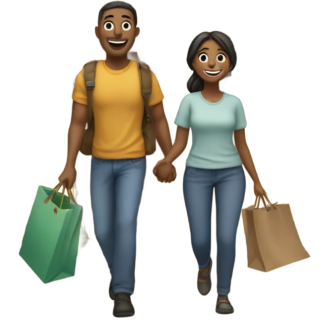 Couple made it home emoji