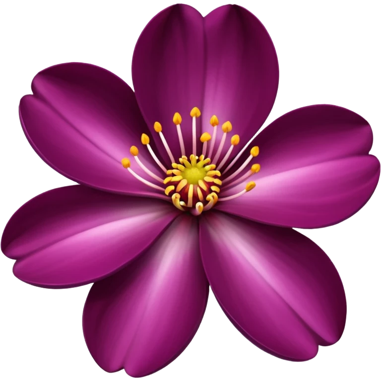 flower emoji color deep plum in 24px size hd emoji