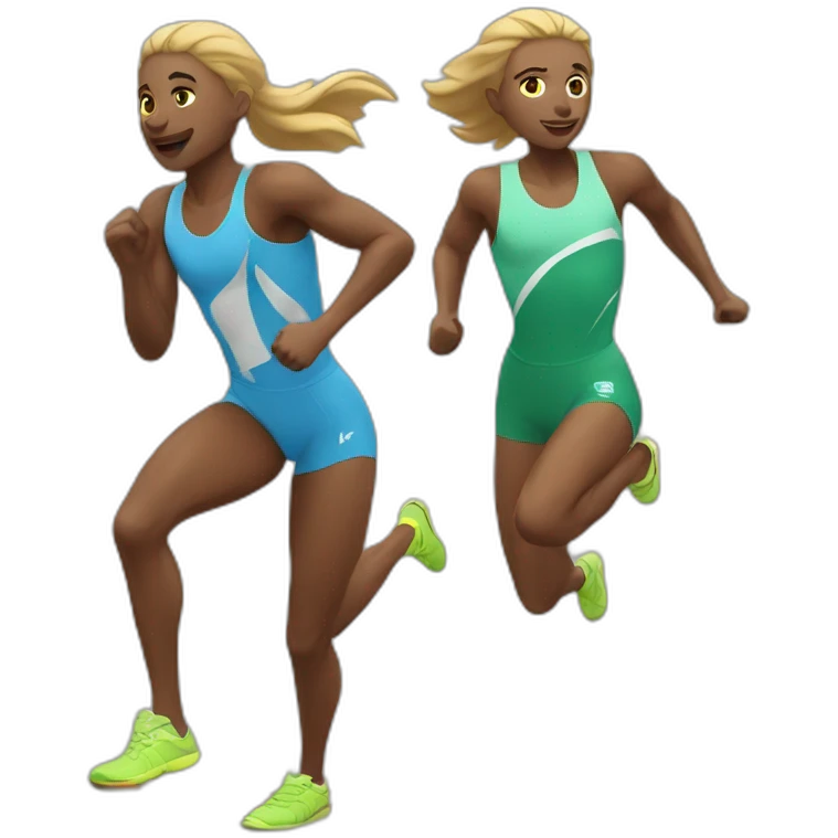 Track and field emoji