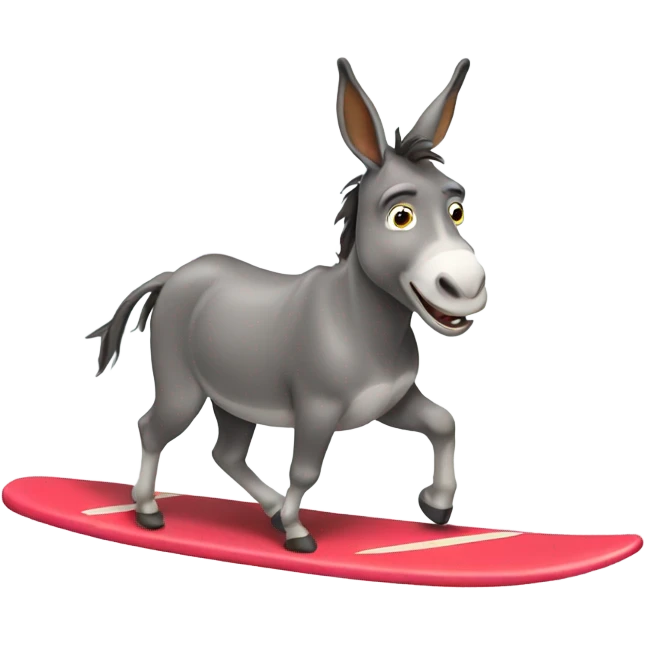 donkey surfing emoji