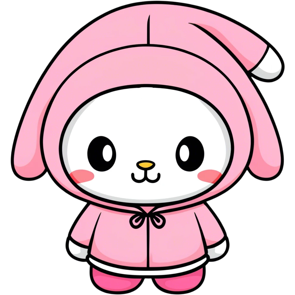 my melody cute emoji