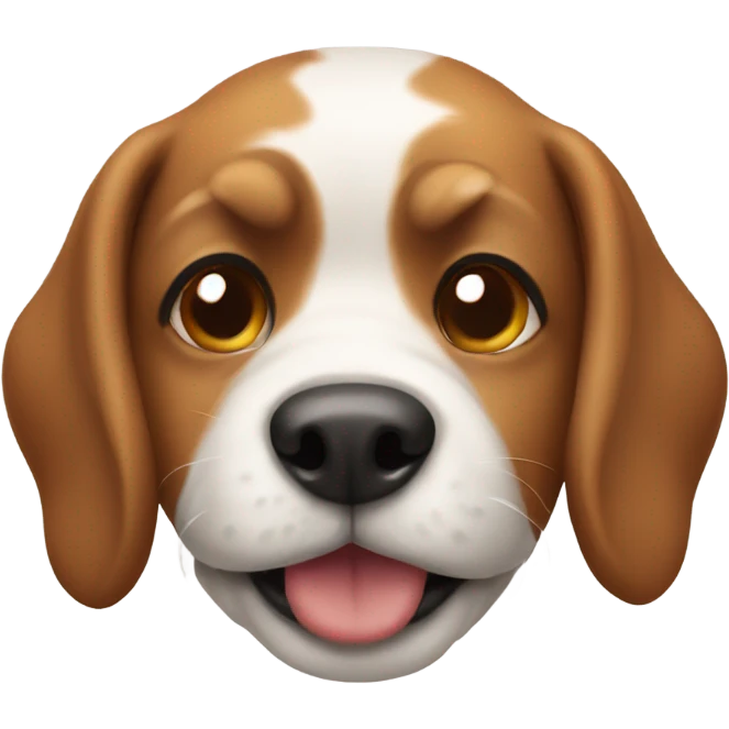 A dog  emoji