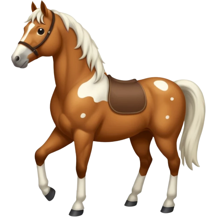 flekatý kůň  emoji