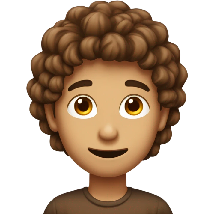 un ragazzo di 15 anni con i capelli biondi e marroni è un naso un po’ lungo emoji