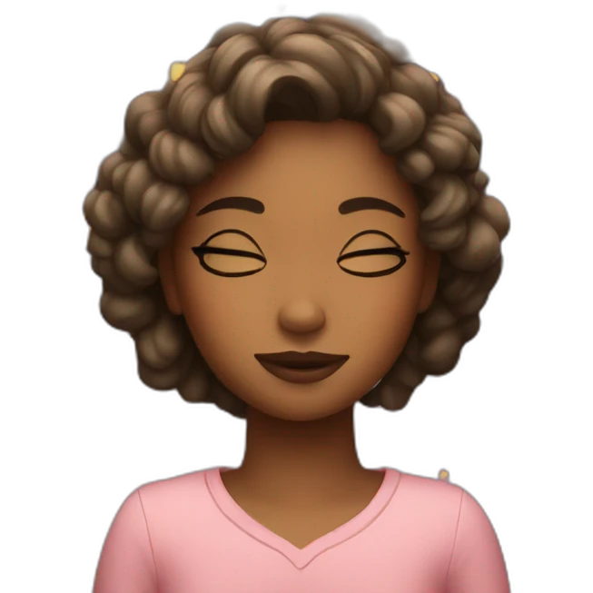 girl dreaming emoji