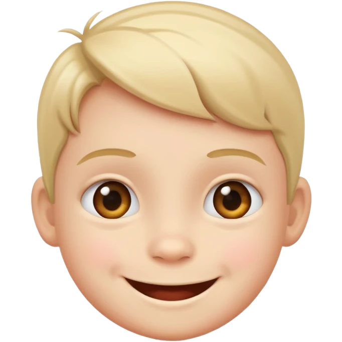 Smiling with kiding emoji