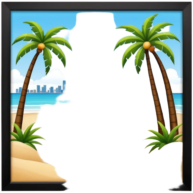 miami beach emoji