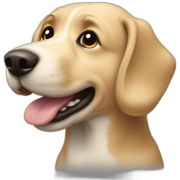 german dog smyling emoji