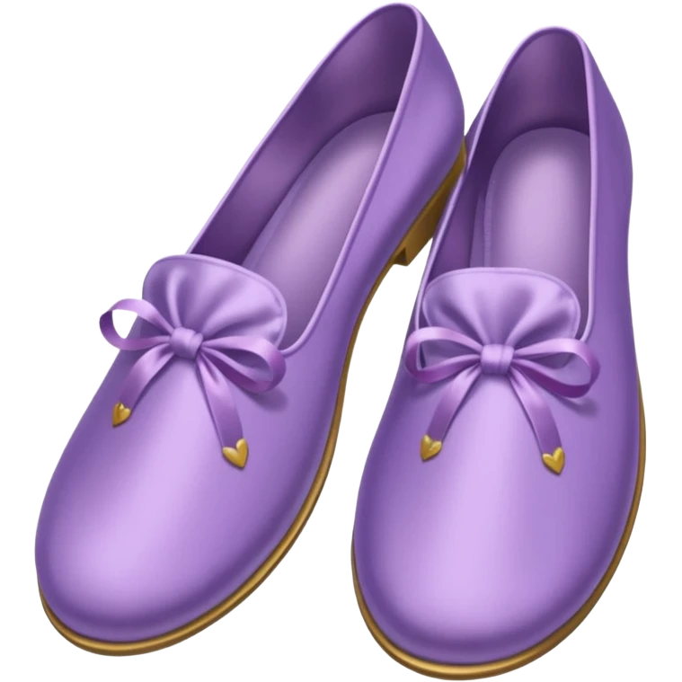 Light purple silk slippers and robe emoji