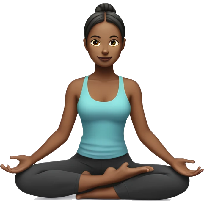 Yoga girl emoji