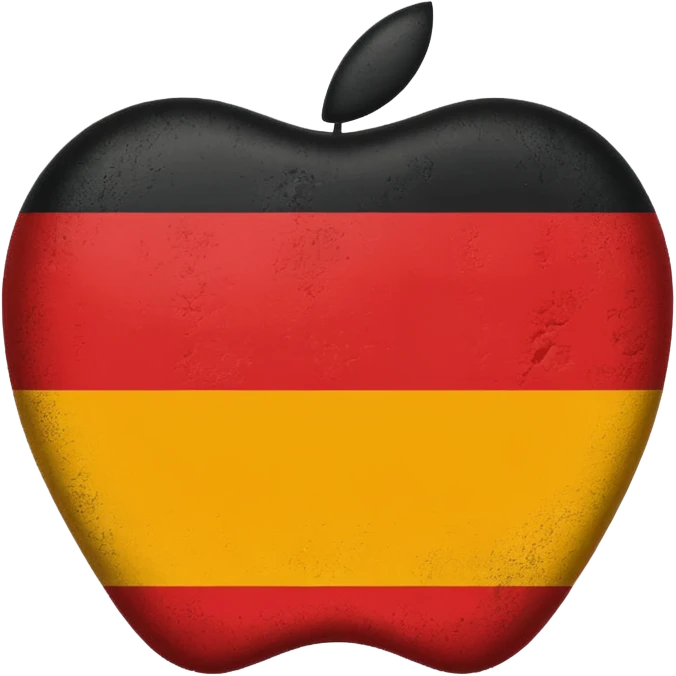 German empire flag in apple style emoji