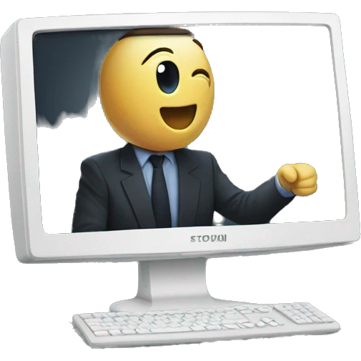 pc monitor gift emoji