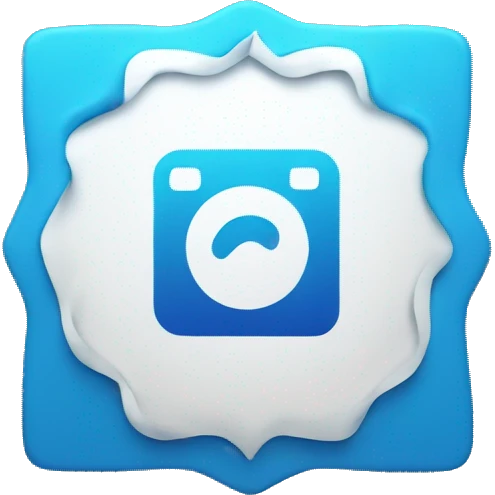 Instagram blue certification badge emoji