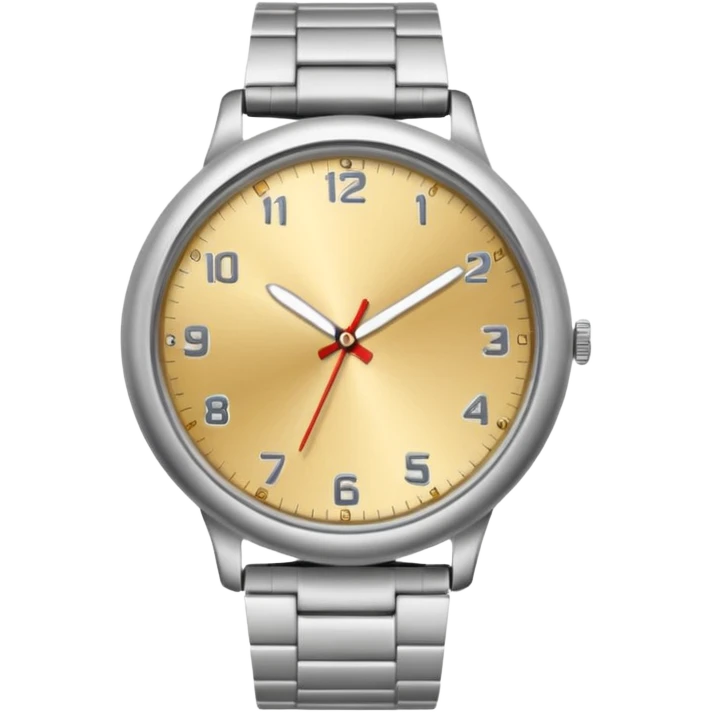 A hand with a watch emoji