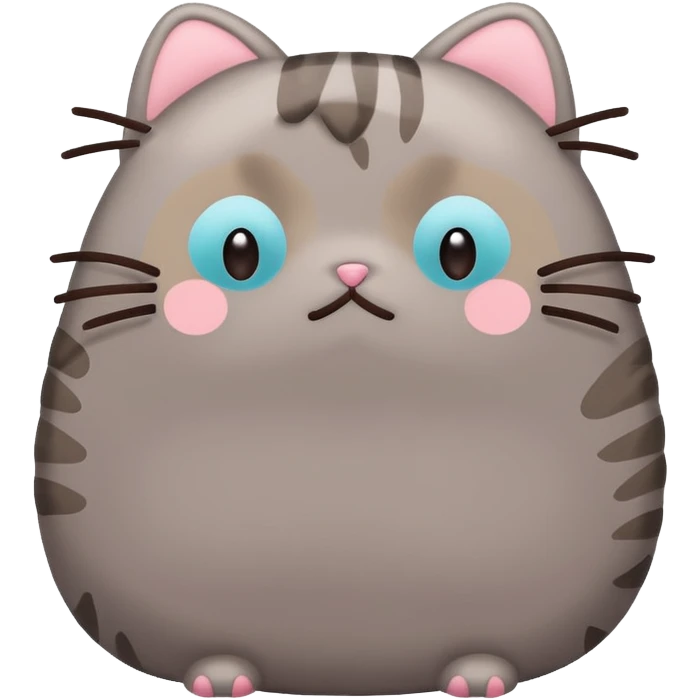 sad pusheen red heard it should be sad emoji