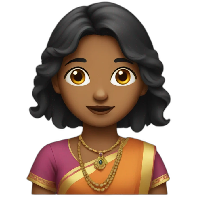 Indian girl emoji