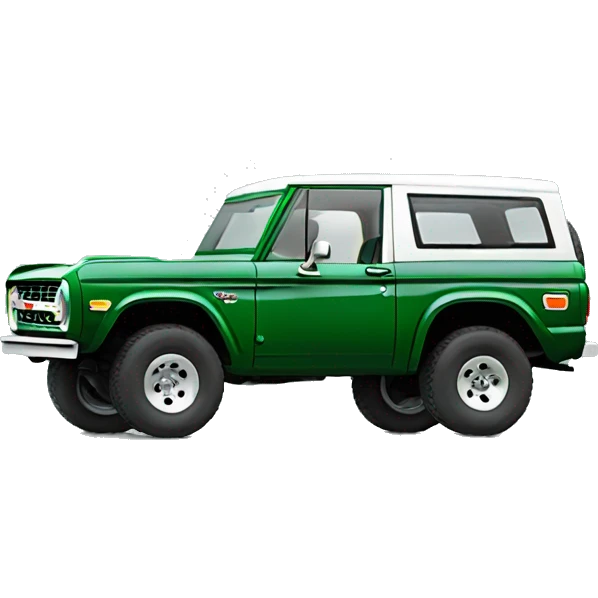 Green Ford bronco 2024 emoji