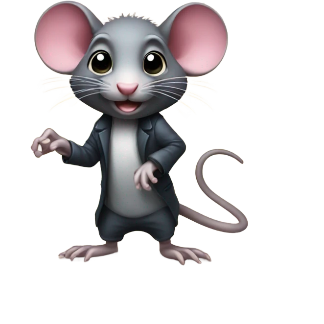 Disco rat  emoji