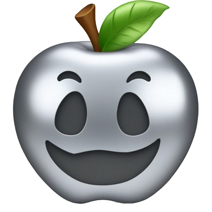 metallic apple  emoji