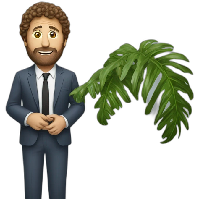 Interview between two ferns emoji