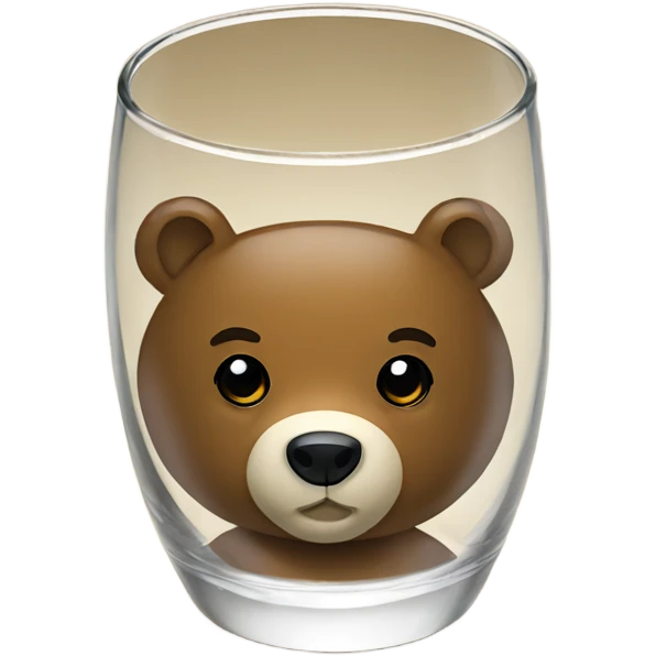 Bear glass emoji