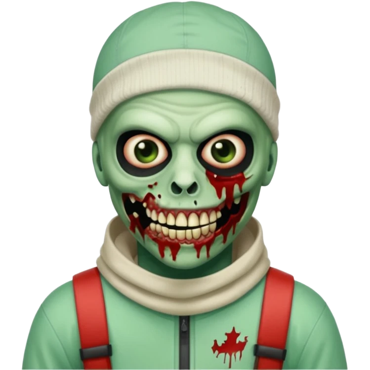 make a, zombie, boy,ski mask pull from nike ou syna emoji